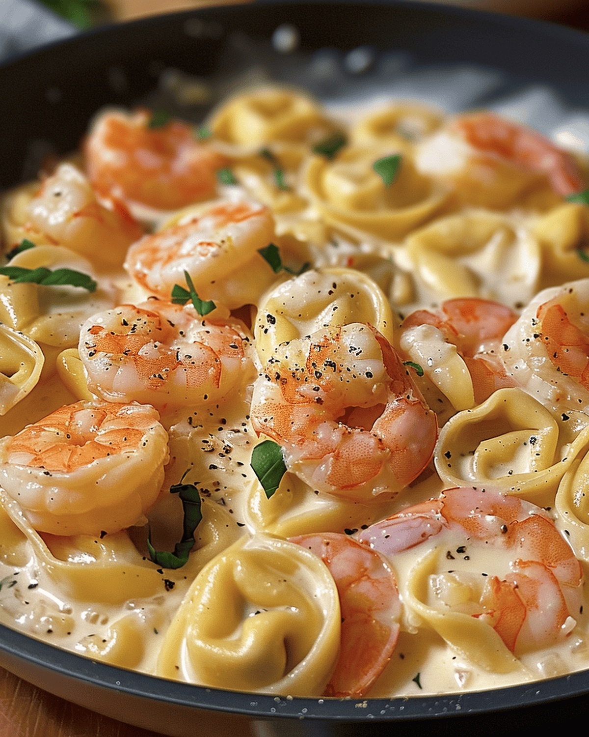 Creamy Shrimp Tortellini Recipe