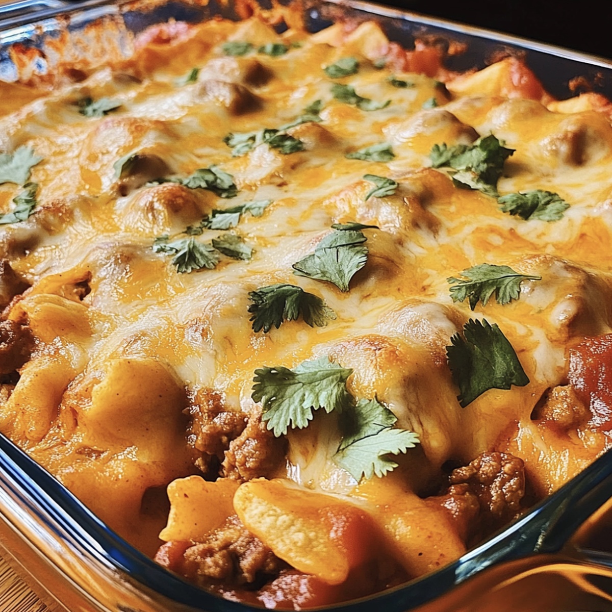Cheesy Beef Enchilada Bake Recipe