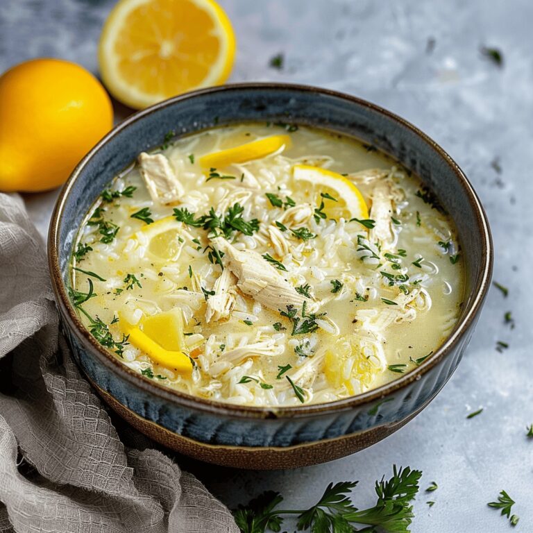 Greek Lemon Chicken Soup Recipe
