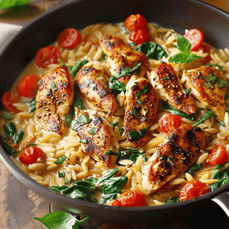 Creamy Chicken Orzo Recipe