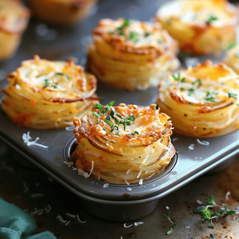 Parmesan Potato Stacks Recipe
