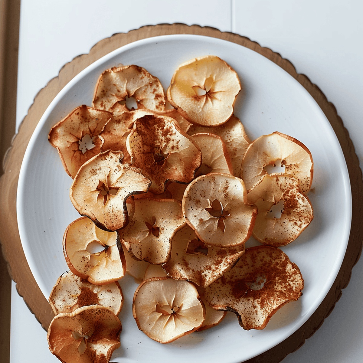 Crispy Cinnamon Apple Crisps Recipe