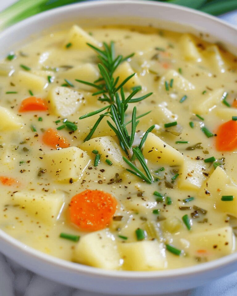Silky Herb-Infused Potato Soup Recipe