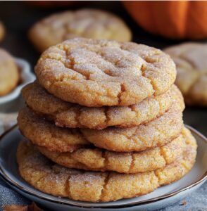 Fluffy Pumpkin Snickerdoodle Cookies Recipe