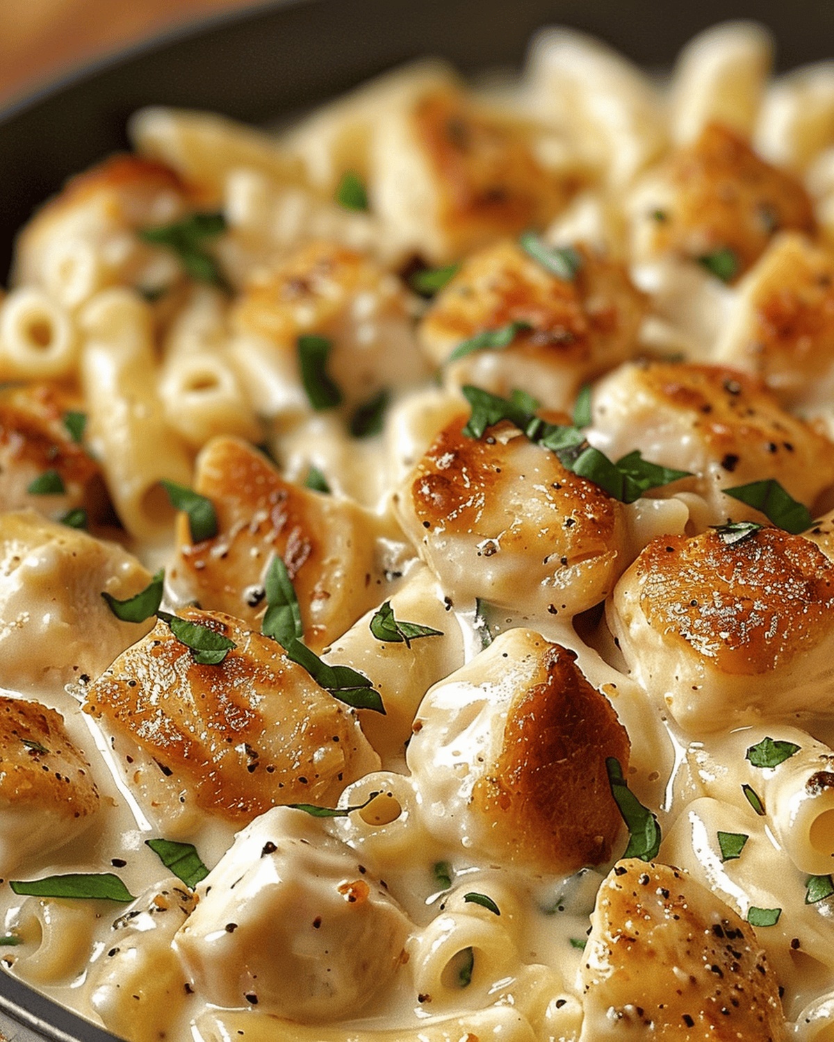 Crispy Parmesan Chicken Bites with Garlic Butter Pasta Recipe