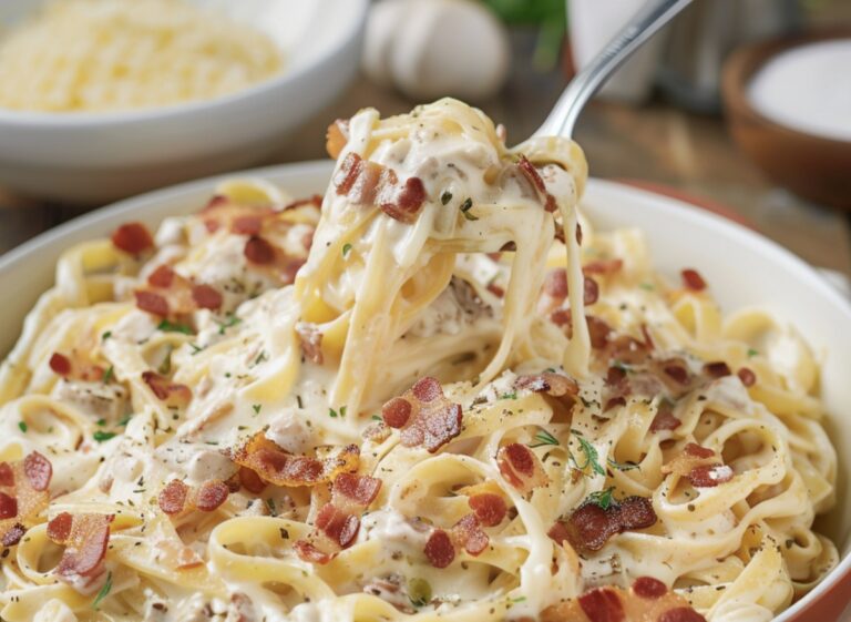 Silky Bacon Pasta Recipe