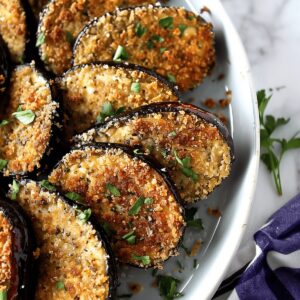 Crispy Oven-Baked Eggplant Rounds Recipe