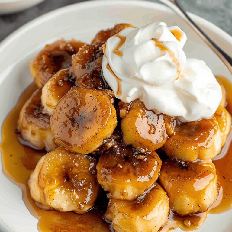 Cinnamon Fried Bananas with cream Recipe