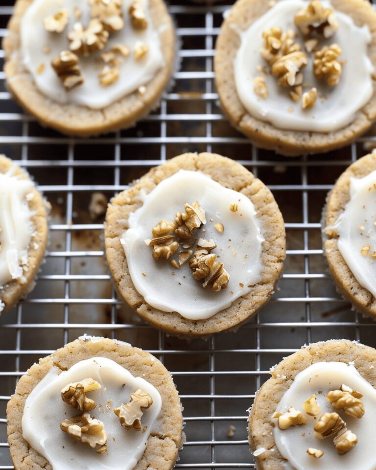 Maple Walnut Shortbread Cookies Recipe