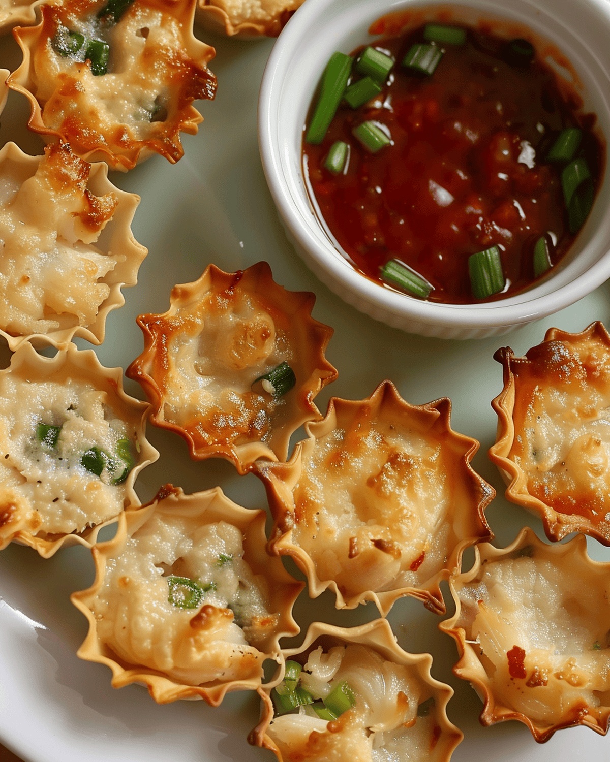 Crispy Crab Rangoon Cups Recipe
