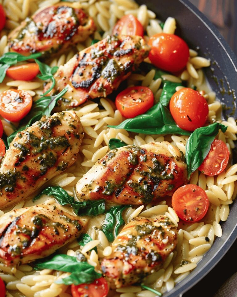 Silky Chicken Orzo Recipe