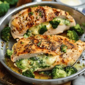 Broccoli Cheddar Stuffed Chicken Recipe