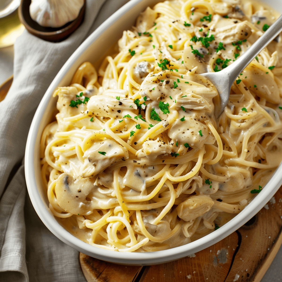 Easy Chicken Tetrazzini Recipe