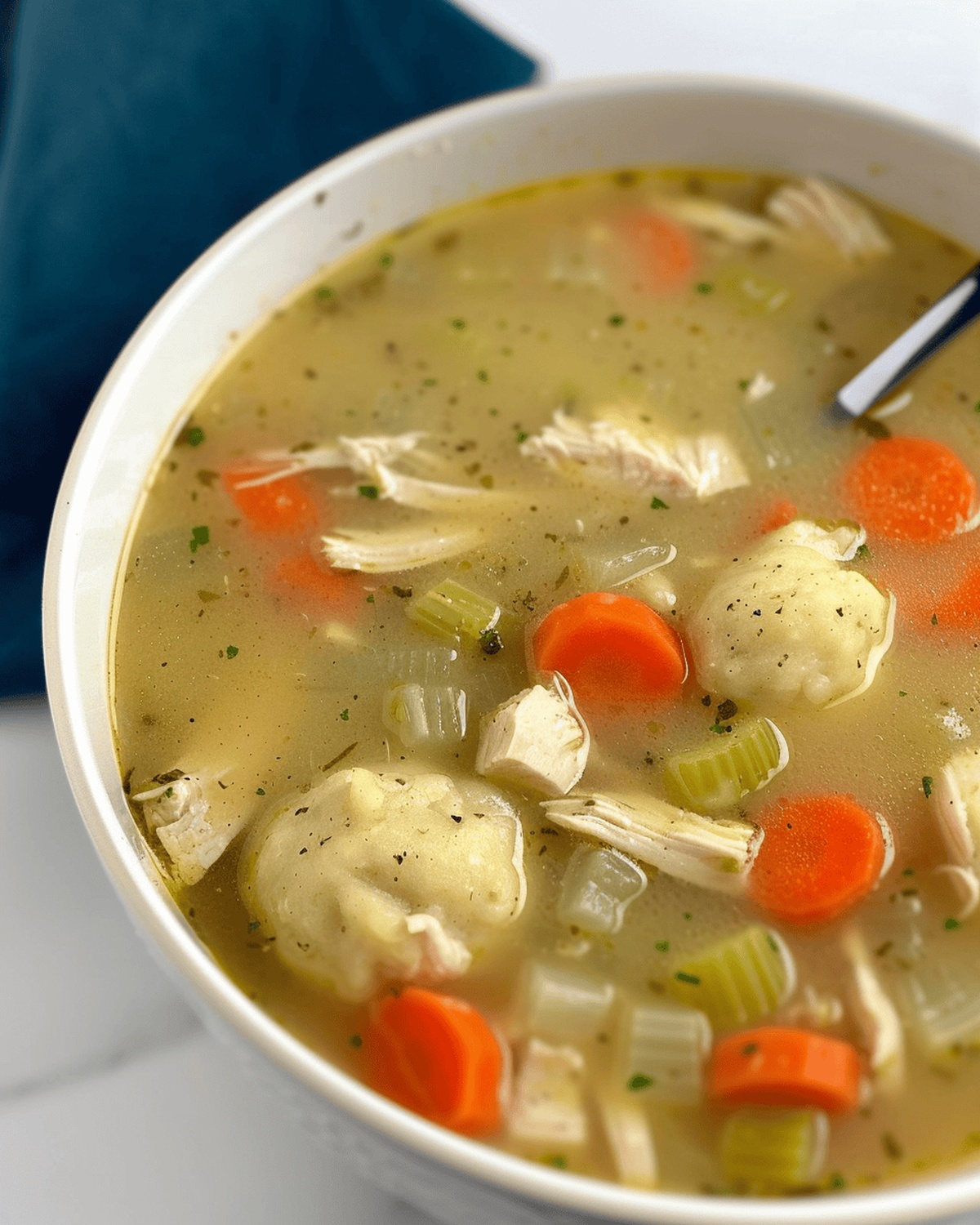 Hearty Chicken and Herb Dumplings Soup Recipe