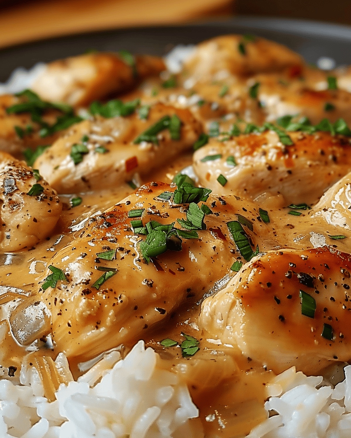 Hearty Smothered Chicken and Rice Bake Recipe