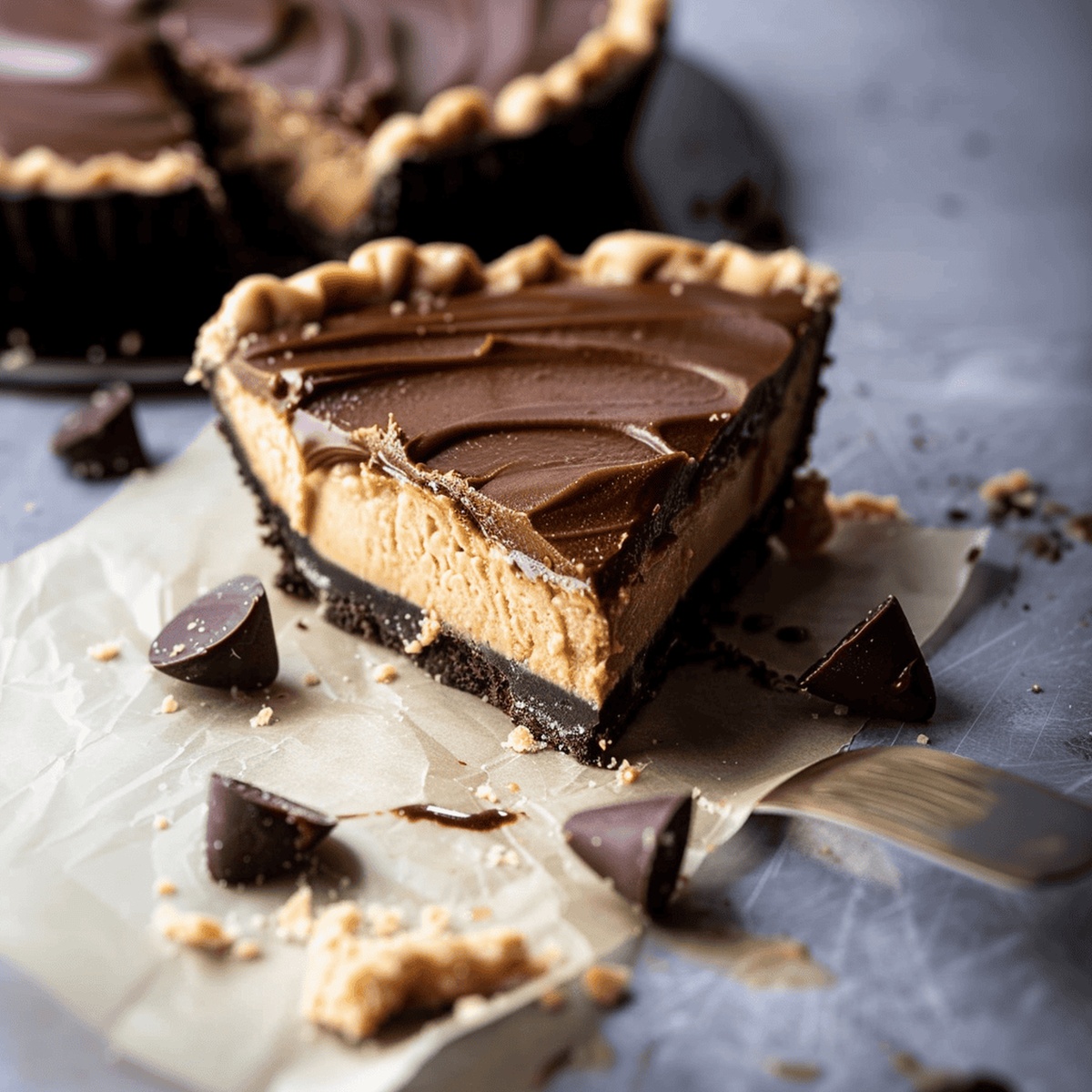 Frozen Peanut Butter Cup Pie Recipe