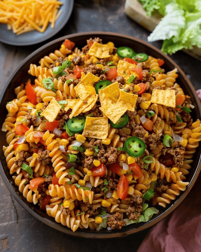 Spicy Taco Pasta Fiesta Salad Recipe