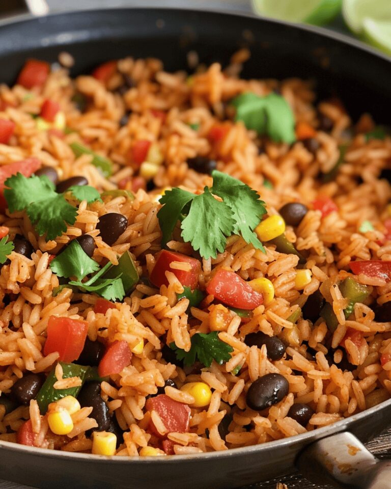 Sizzling One Pot Spicy Mexican Rice Recipe