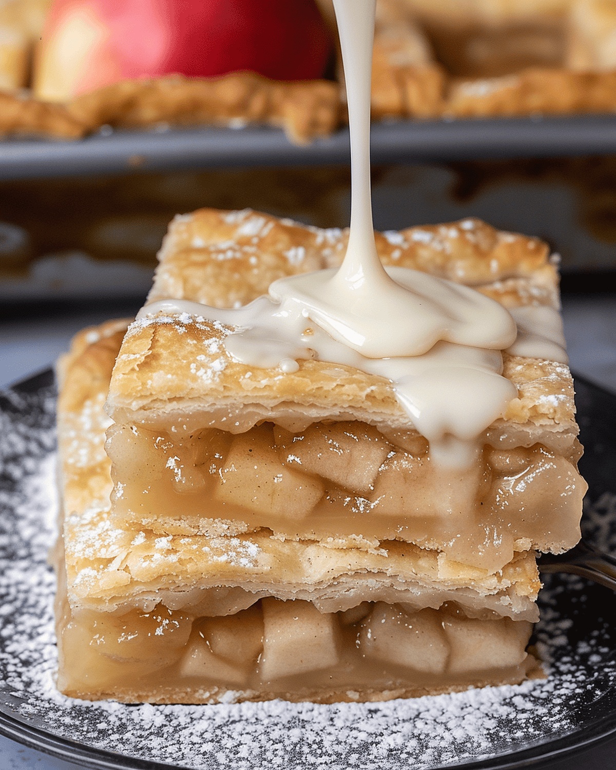 Homemade Chicago-Style Bakery Apple Squares Recipe