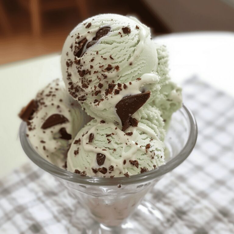 Minty Cookie Crunch Ice Cream Recipe