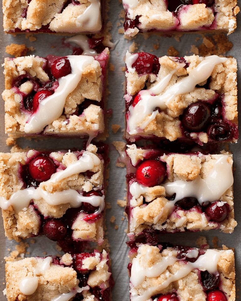 Cranberry Crumble Bars Recipe