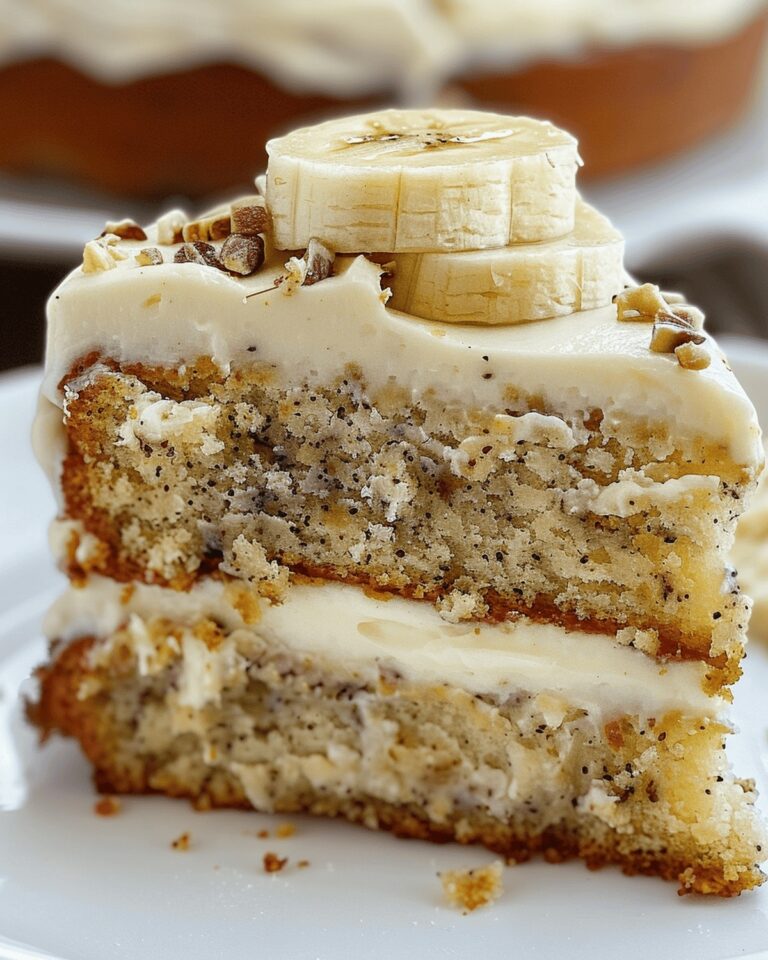 Banana Bread Cake with Cream Cheese Frosting Recipe