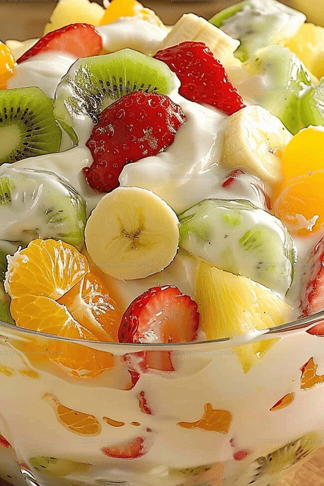 Tropical Hawaiian Cheesecake Salad That’s Creamy and Bright
