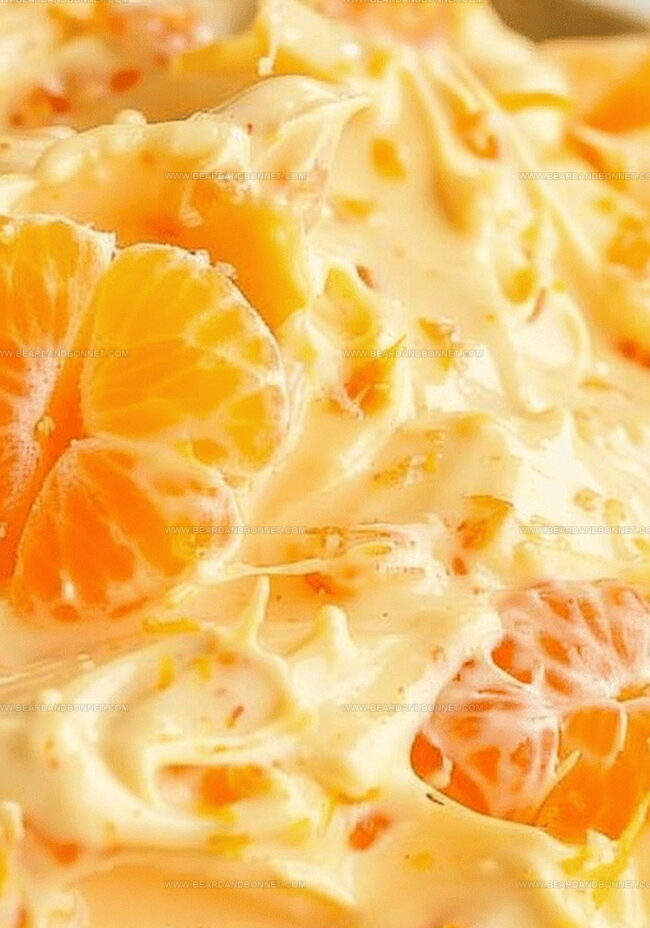 Steps to Mix and Chill Mandarin Orange Jello Salad