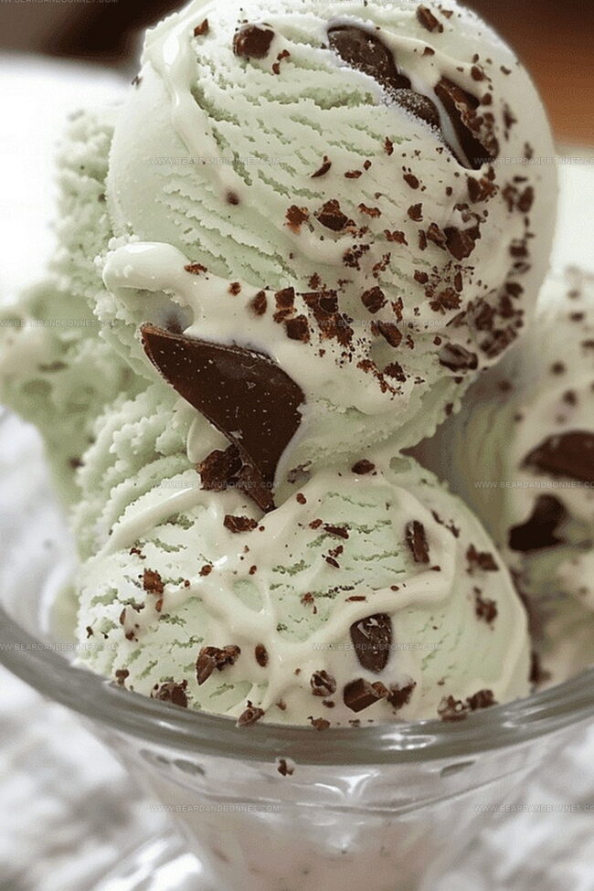 Standout Features of Minty Cookie Crunch Ice Cream