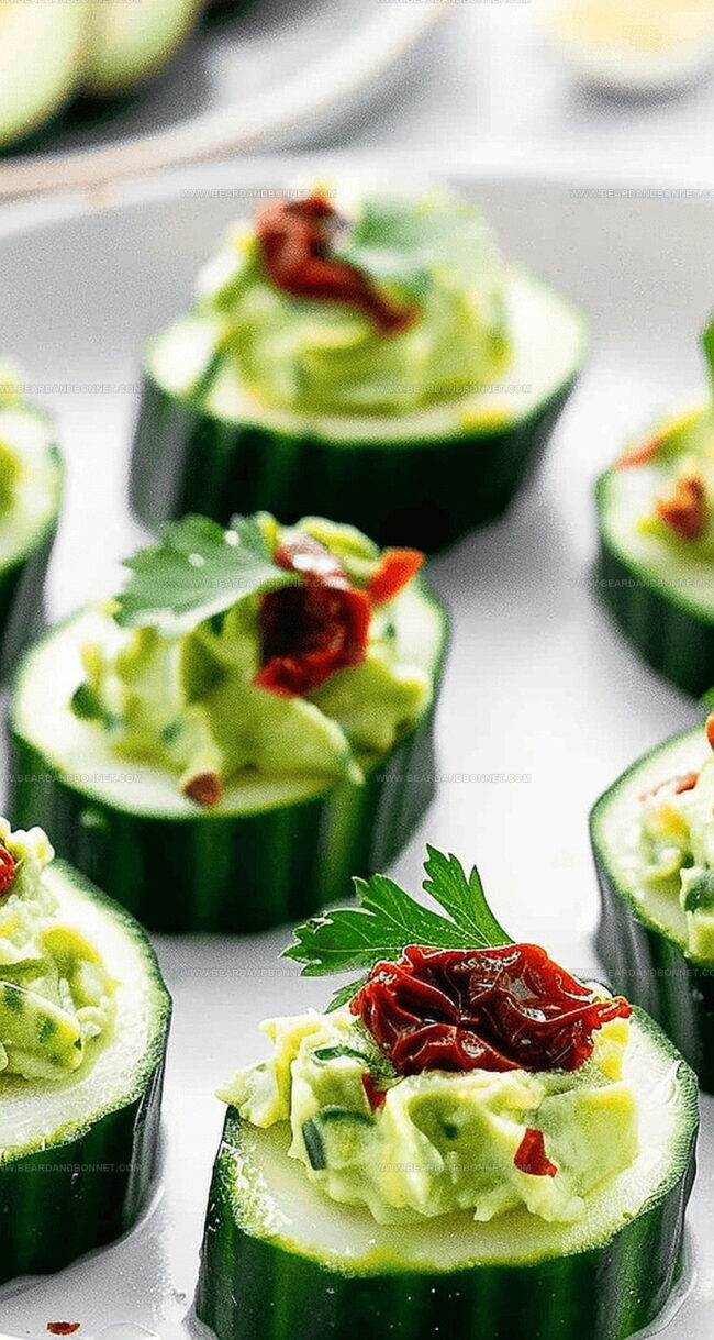 Why Avocado Goat Cheese Cucumber Appetizers Are Refreshing