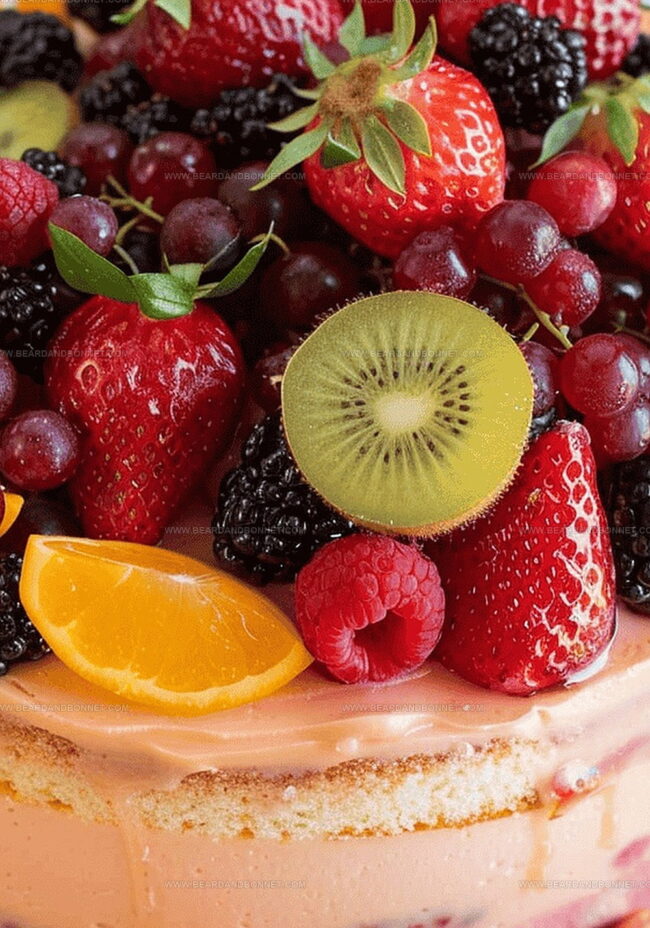 Instructions for Baking and Soaking This Fruit-Filled Dessert