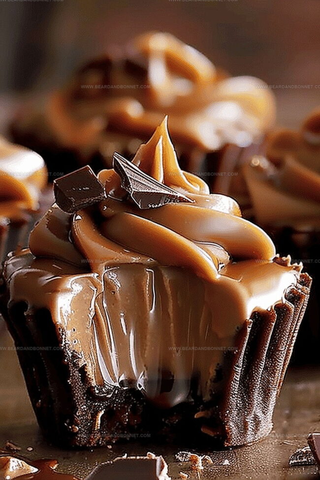 Delight in Salted Caramel Chocolate Mousse Cups