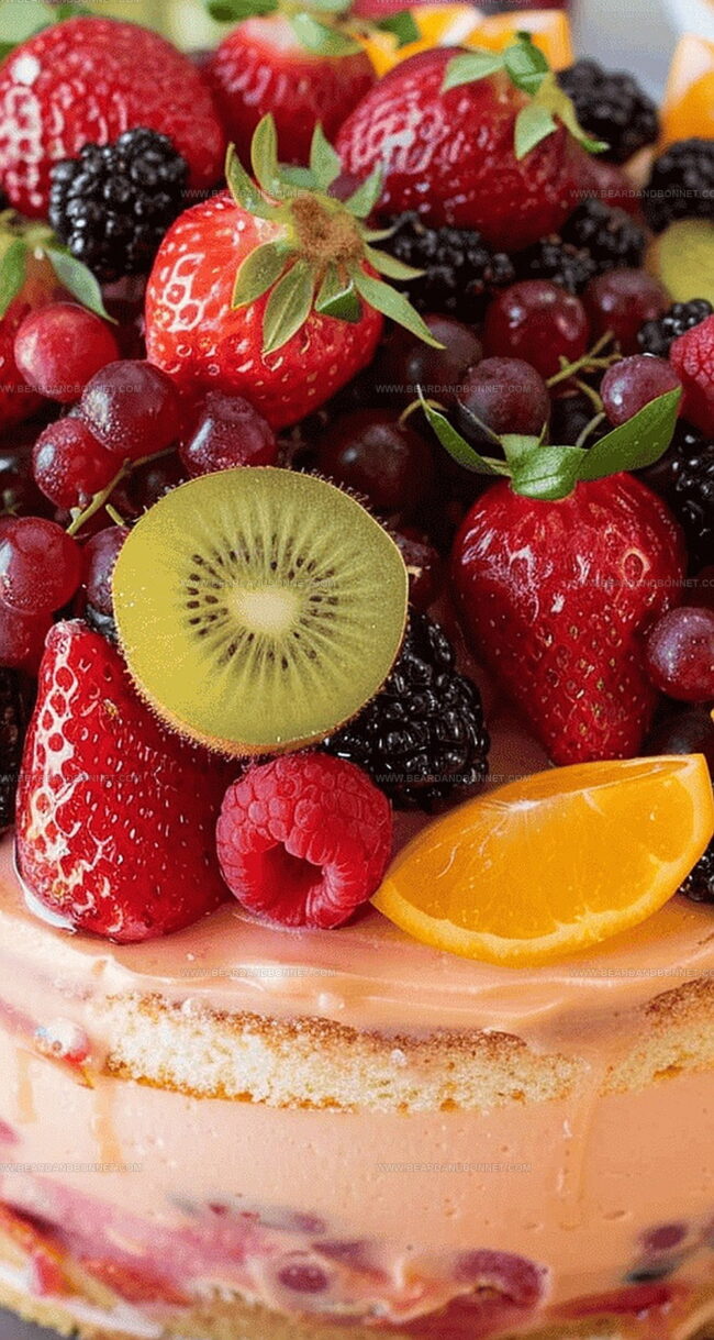 Summer Fruit Sangria Cake That Feels Like a Slice of Vacation