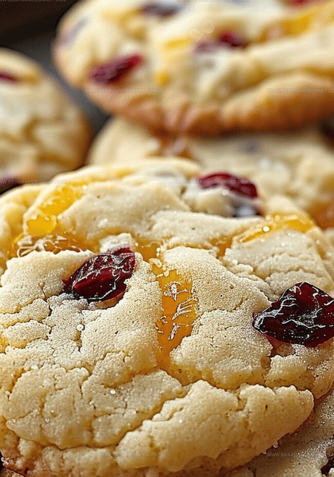 Baking Instructions for Bright Cranberry Citrus Cookies