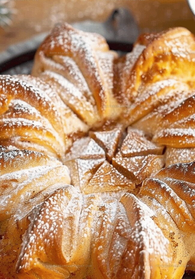 Steps to Shape Festive Star Blossom Bread Just Right