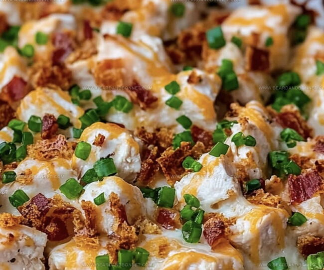 Step-By-Step For Loaded Potato Ranch Chicken Casserole