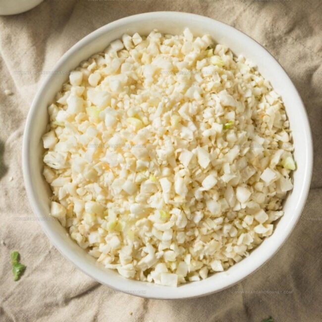 Riced Cauliflower