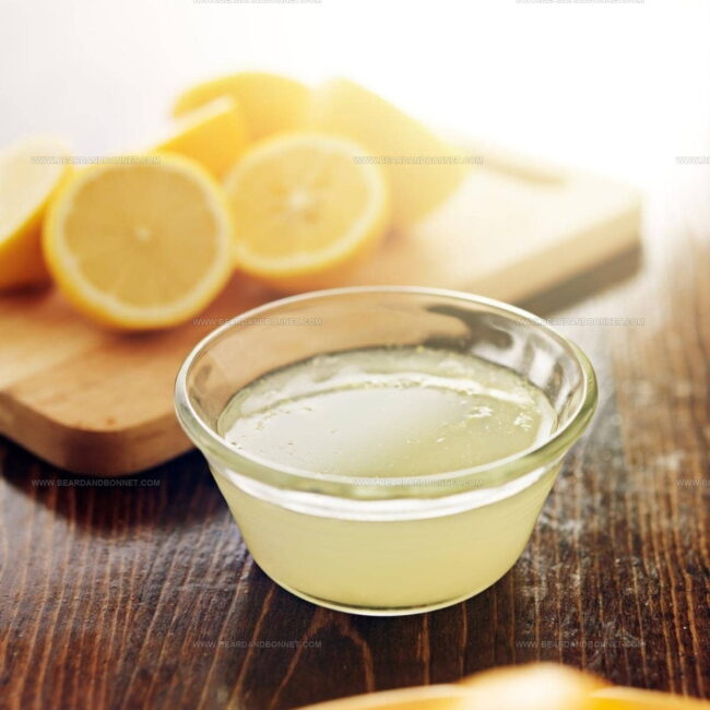 Lemon Juice + White Wine