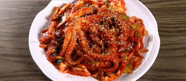 Stir-Fried Octopus (Nakji Bokkeum)